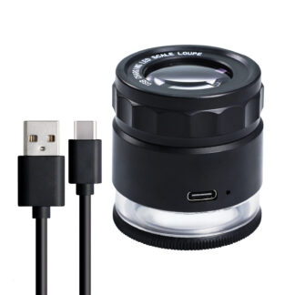 Rechargeable 10x Scale Loupe with LED Lights