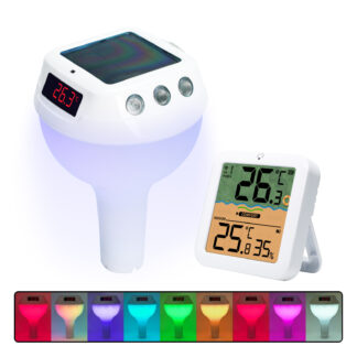 Wireless Solar-Powered Pool Water Thermometer