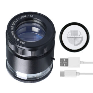 15x Magnifying Rechargeable Scale Loupe
